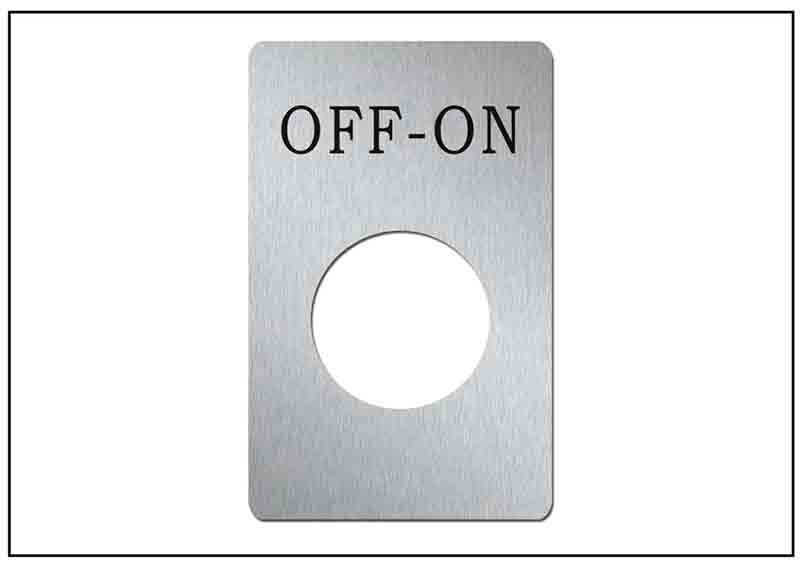 方形按鈕銘牌標牌