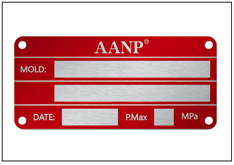 設備防偽鋁合金銘牌標牌
