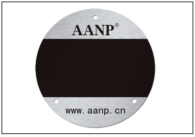 電磁閥圓形防偽銘牌標牌